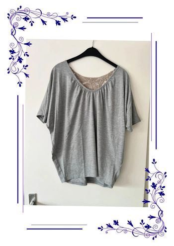 Jolie blouse ample grise Laura Scott 36/38