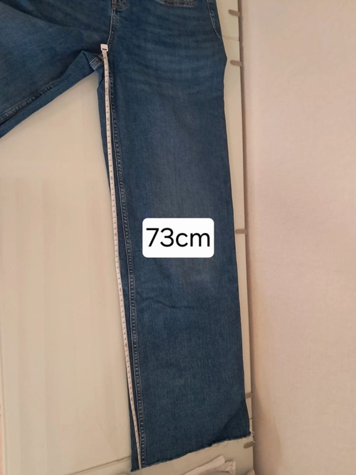 NVY jean taille haute jambes larges T 36 - photo numéro 13