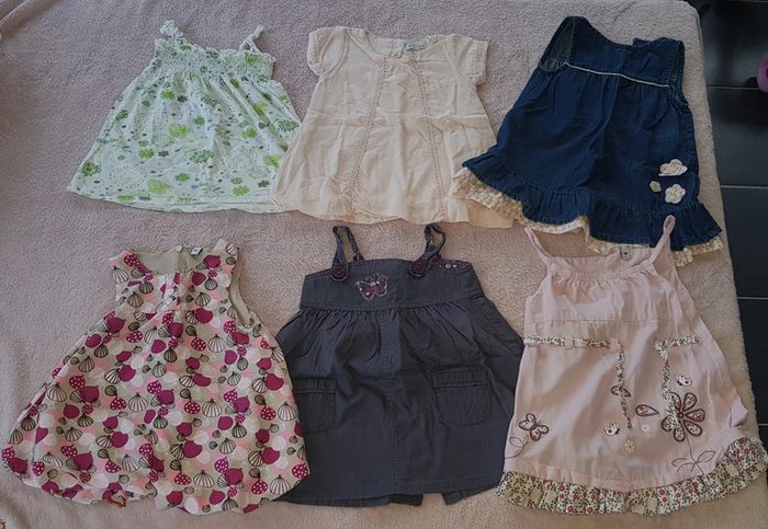 Lot de 6 robes été
