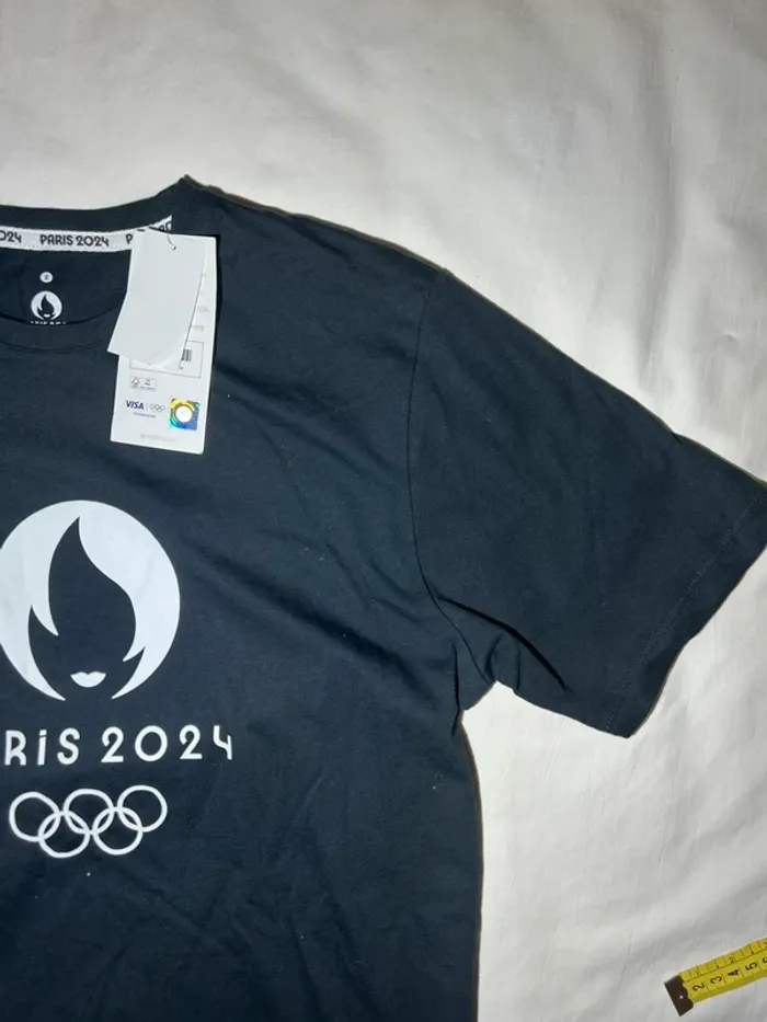 T-shirt jeux olympiques Paris 2024 noir - photo numéro 4