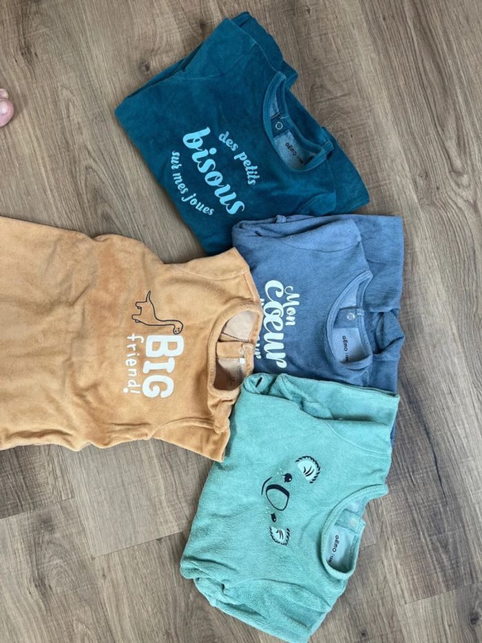 Lot de 4 pyjamas à pied 18 mois - photo numéro 5