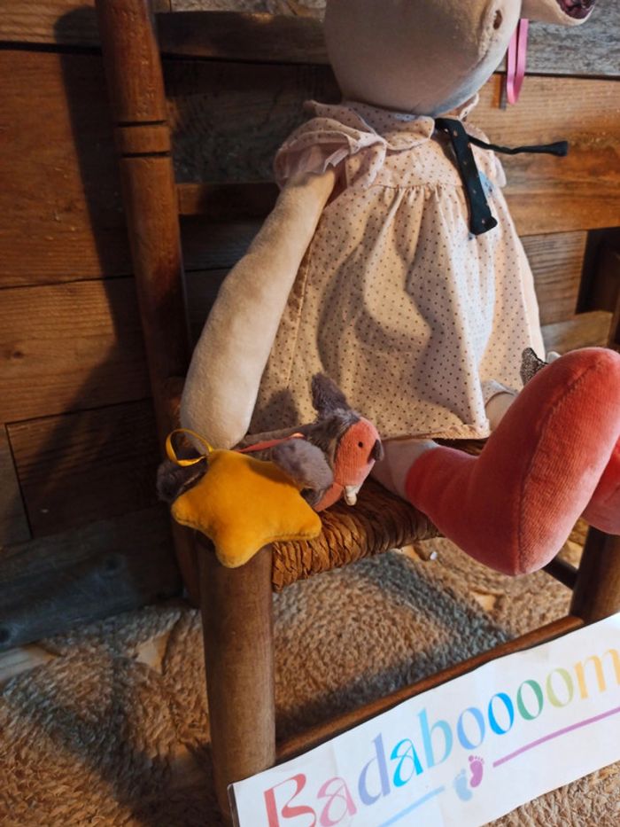 Peluche souris d'activités il était une fois Moulin roty tbe - photo numéro 2