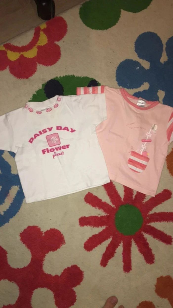 Lot de 2 t-shirts 9mois