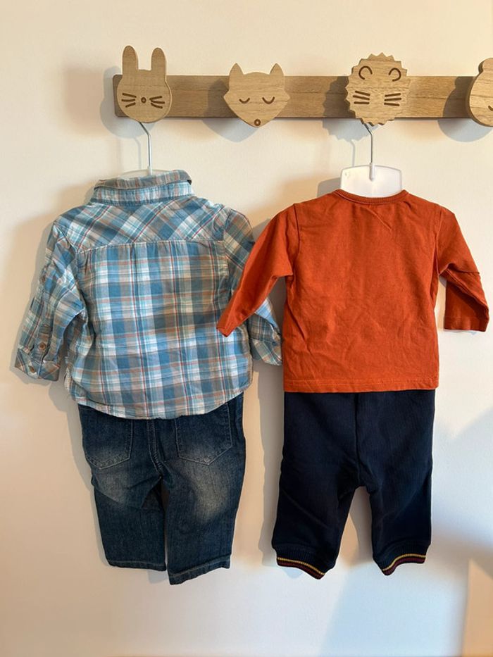 Lot 2 ensembles bébé 6 mois - Classique & Détente - photo numéro 7