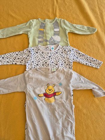 3 grenouillères coton garçon 18 mois