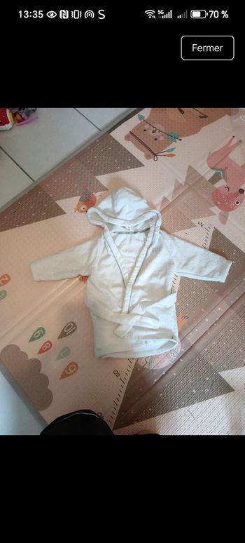 Peignoir 12 mois