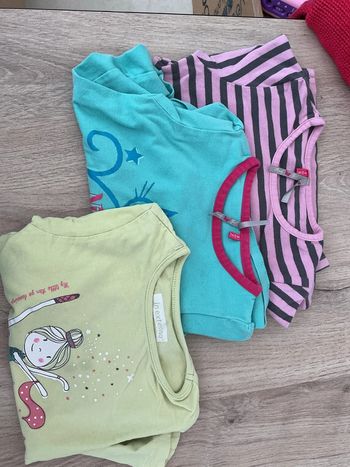 Lot 3 t-shirt manches longues