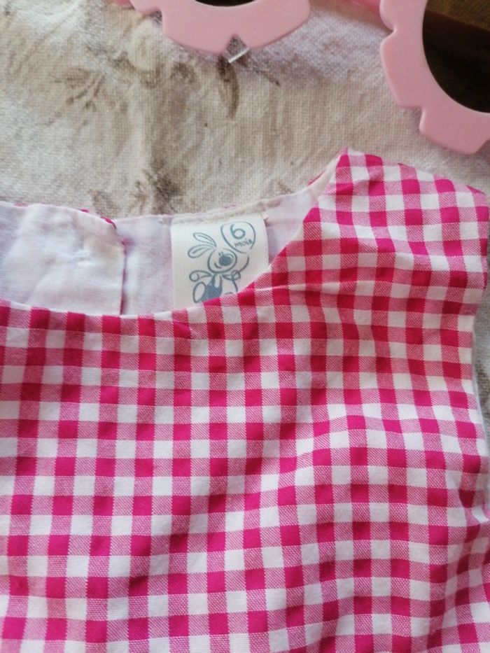 Robe vichy 6mois - photo numéro 2