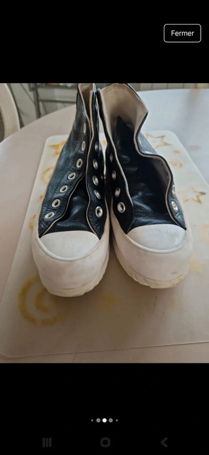 Converse hautes 🖤 - photo numéro 5