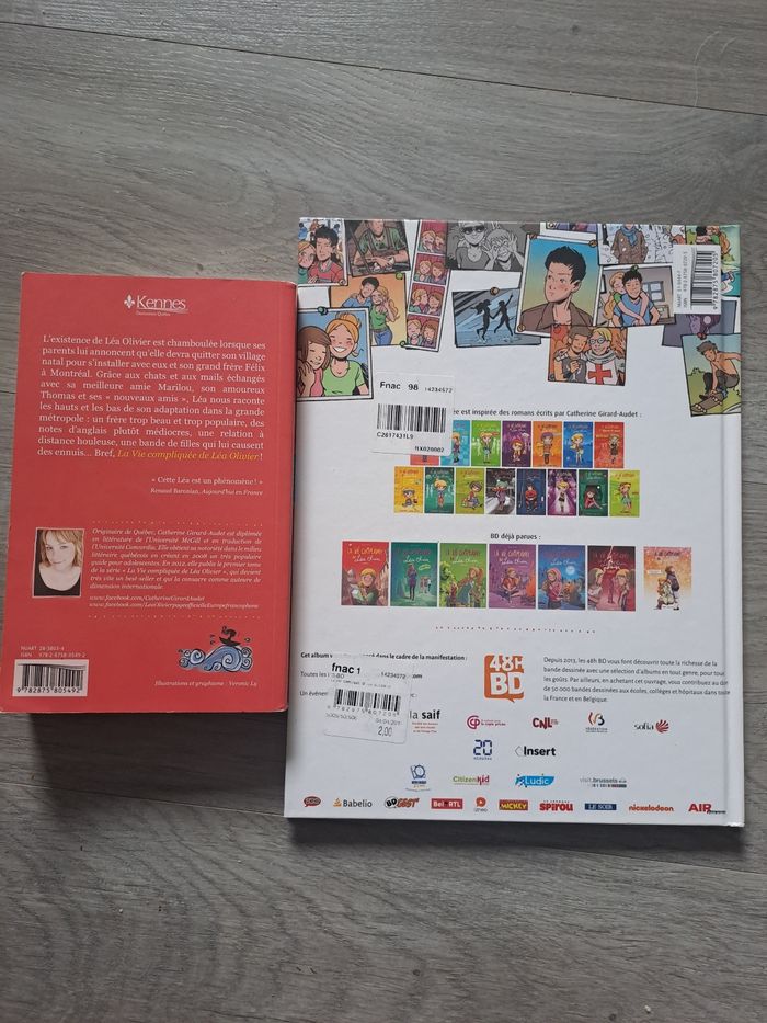Livre + BD la vie compliquée de Léa Olivier - photo numéro 2