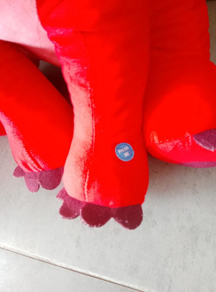 Grande peluche Leroy parlante -50 cm - Rouge - Disney Stitch - photo numéro 5