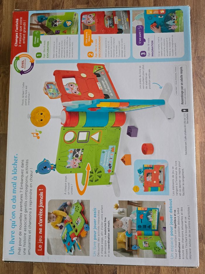 Jouet - FISHER PRICE - HCL05 - Cahier d'activités géant 2 en 1 - 3 niveaux d'apprentissage - Mixte - photo numéro 6