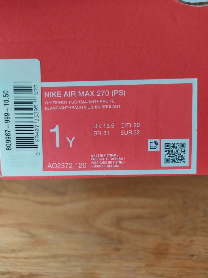 Baskets Nike air max 270 T 32 - photo numéro 8