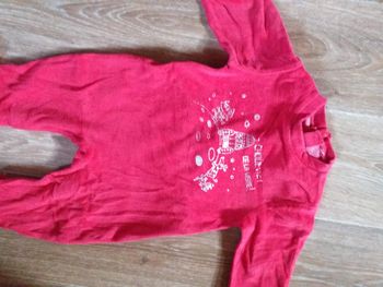 3 Pyjamas velours 6 mois