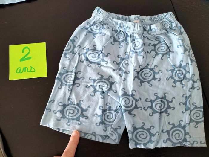 Lot de 2 ensembles shorts et t-shirt - Taille 2 ans - photo numéro 3