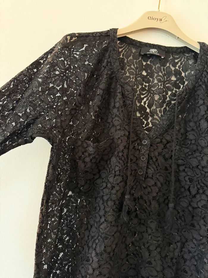 Blouse manches longues dentelle Le temps des cerises - photo numéro 2