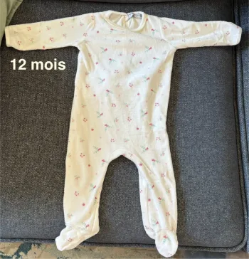 Pyjama velours 12 mois