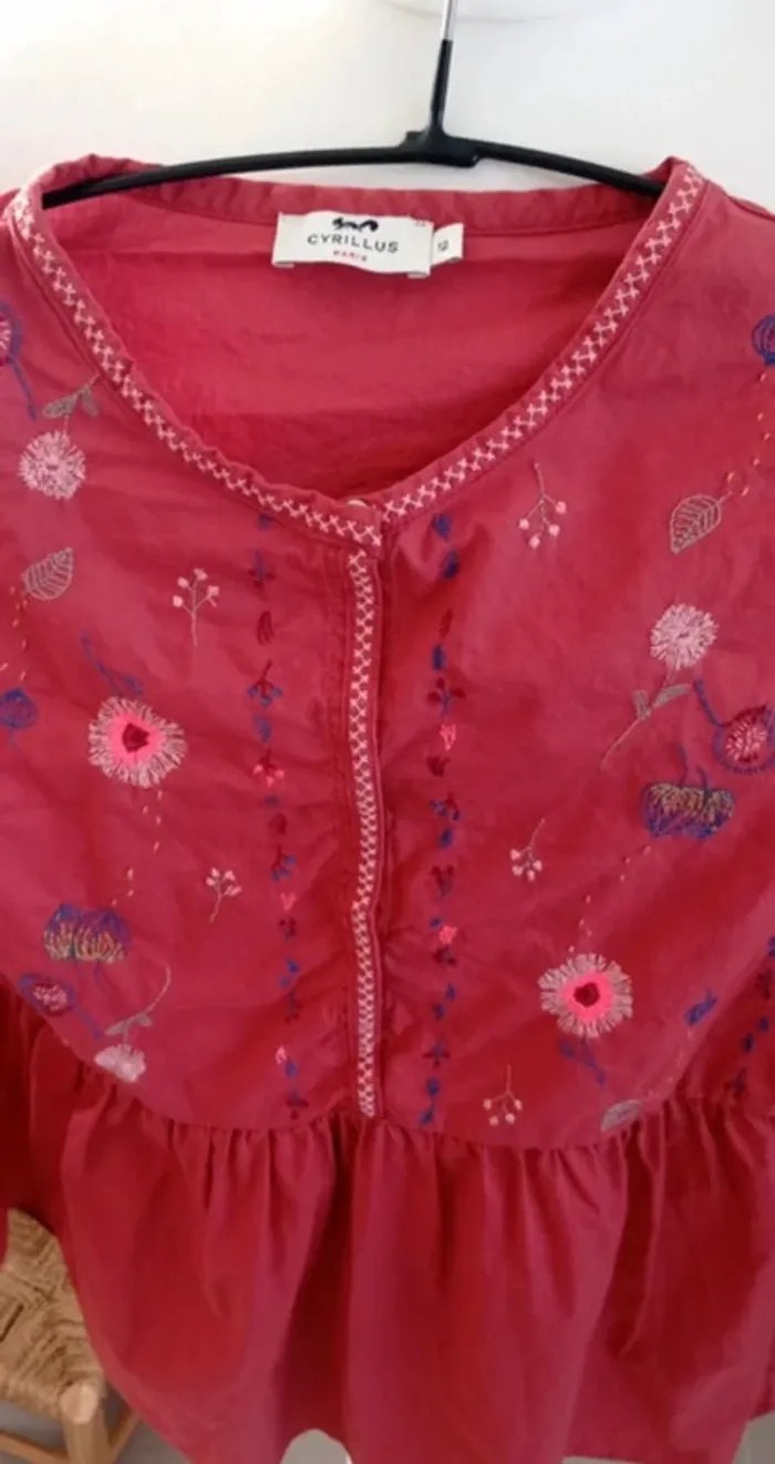 Blouse Cyrillus 12 ans - Très bon état - photo numéro 2
