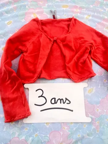 Beau gilet boléro 3 ans orchestra