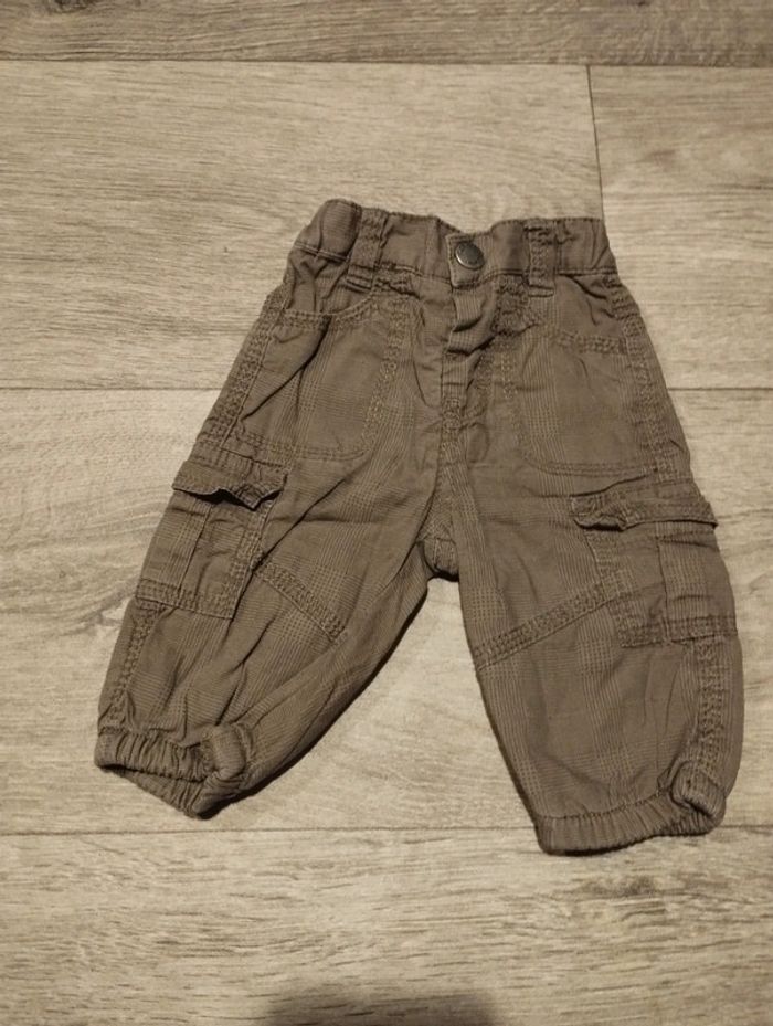 Cargo baggy a carreaux