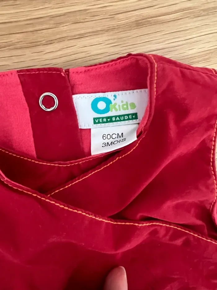 Robe rouge Vertbaudet - photo numéro 3
