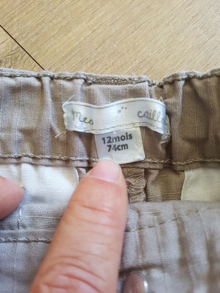 Pantalon mes petits cailloux 12 mois - photo numéro 3