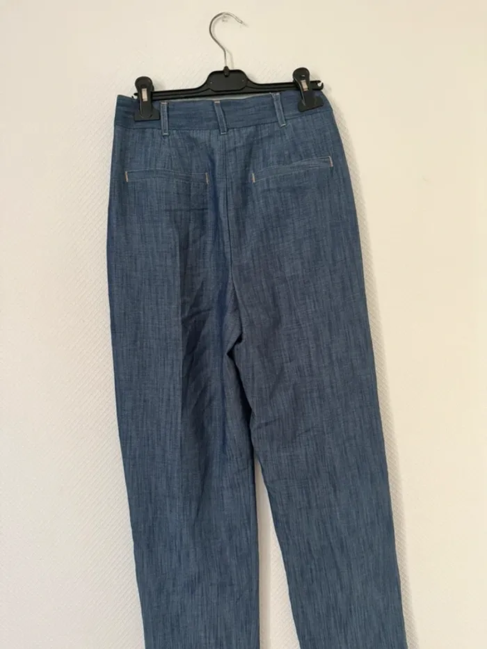 Pantalon droit neuf taille 34 bleu primark - photo numéro 2