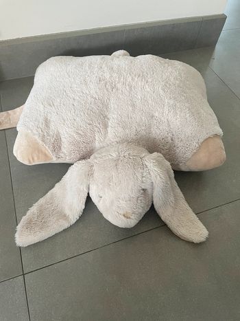 Peluche coussin lapin