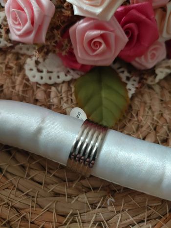 🍂Bague acier inoxydable argenté 22 MM🍂