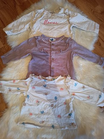 Lot de manche longue 12 mois