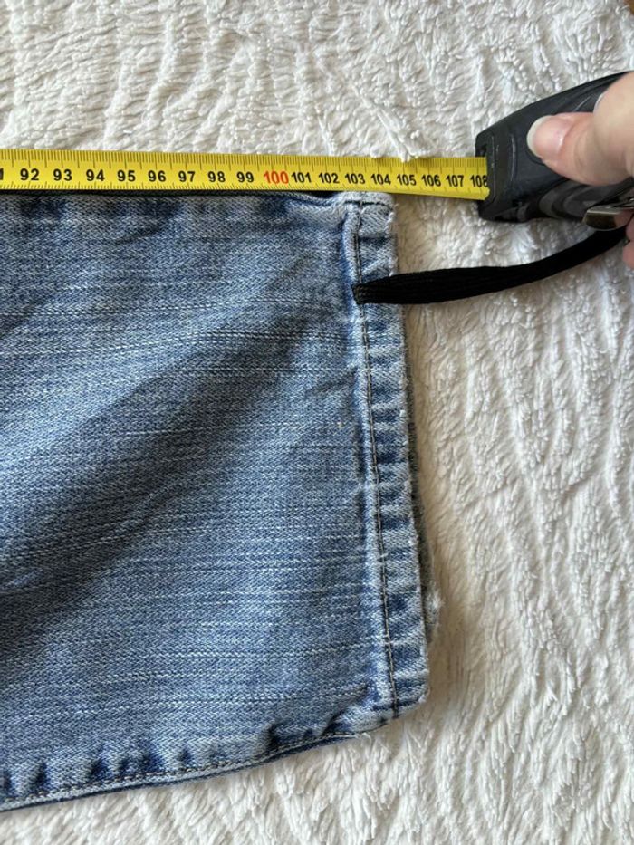 Jean Levi’s femme 505 nouveau low straight droit bleu clair XL/42 W32 Mexico 2000s rare us - photo numéro 19