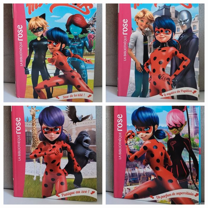 Lot 4 livres Miraculous