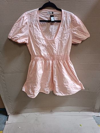 Robe d'été rose pâle Loguin taille L