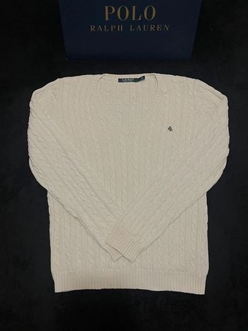 Pull Torsadé Ralph Lauren ( L - Femme )