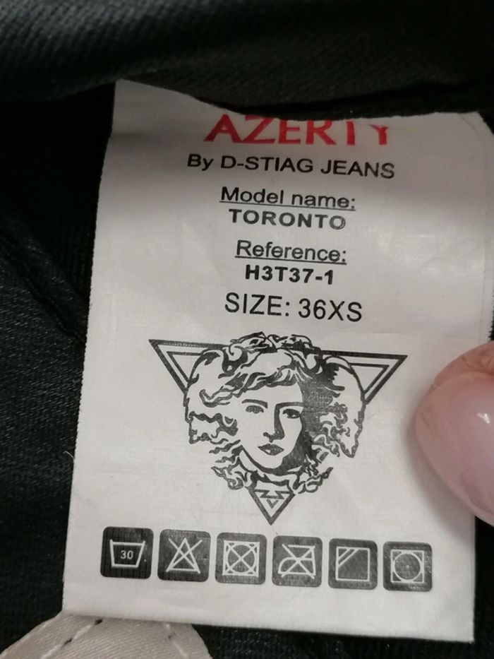 Pantalon noir effet simili Azerty 36 - photo numéro 9