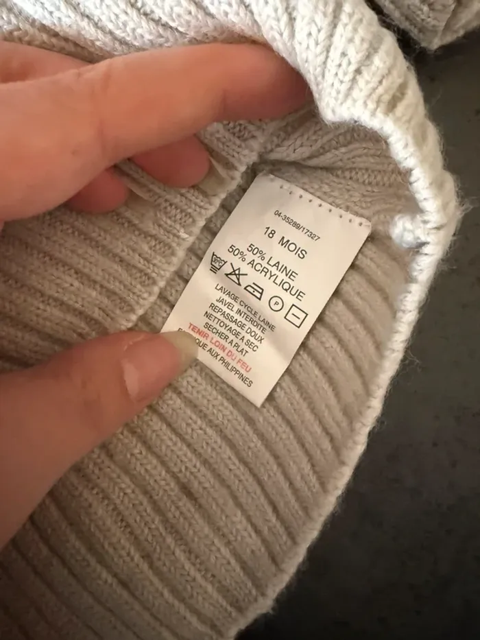 Pull bébé 18mois - photo numéro 4