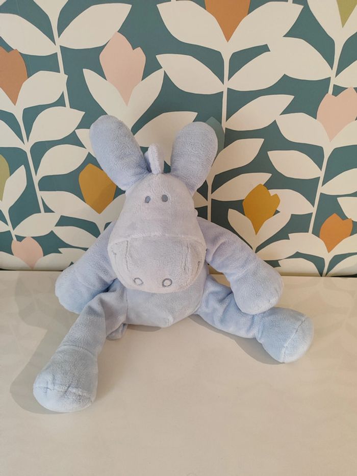 Peluche doudou âne Paco noukies