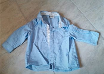 Chemise manches longues bébé garçon 9 mois comme neuve