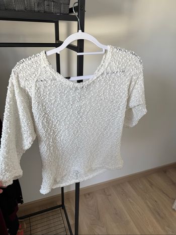 Pull blanc léger