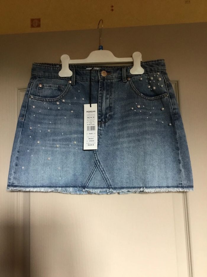 Jupe en jeans Morgan - photo numéro 2