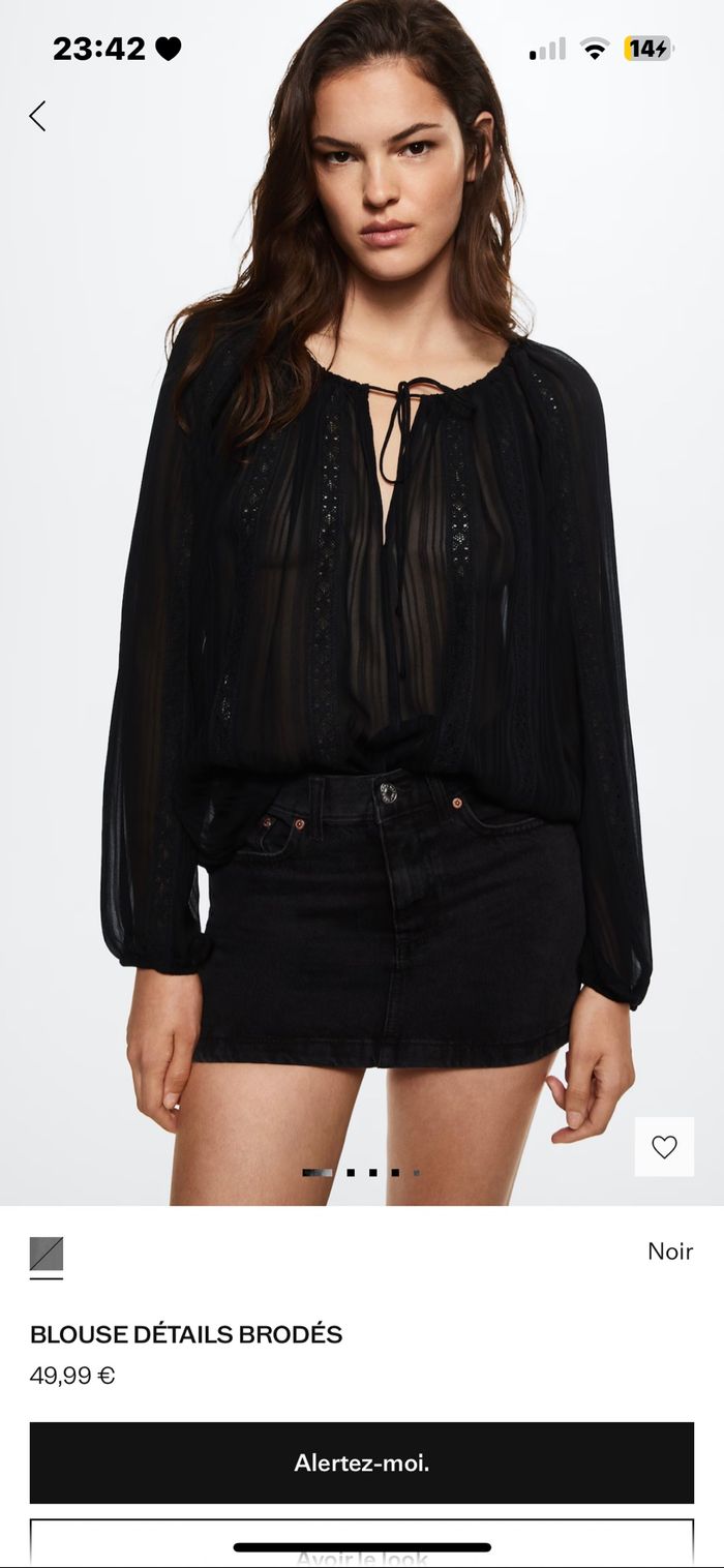 Blouse noire - photo numéro 3