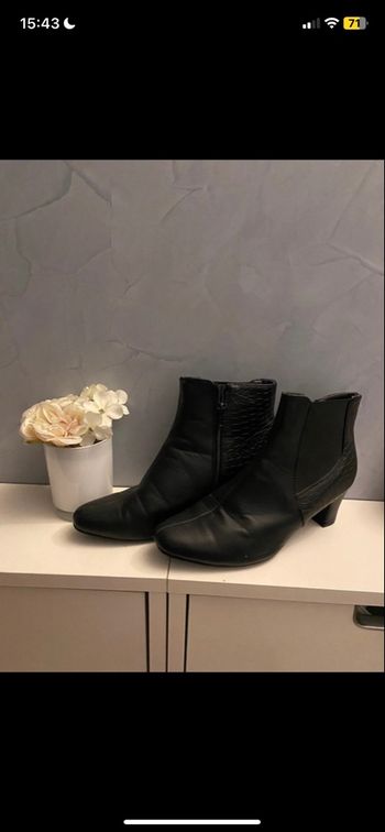 Bottines à talon noires