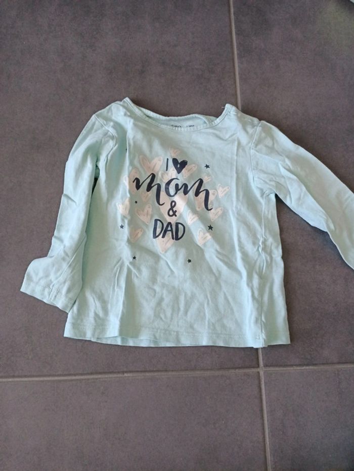 Lot tee shirts manches longues, 24 mois - photo numéro 2