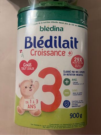 Lait de croissance blédina bledilait