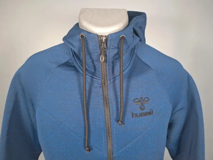veste a capuche Hummel Leandro – bleu - taille M - brodé (595) - photo numéro 2