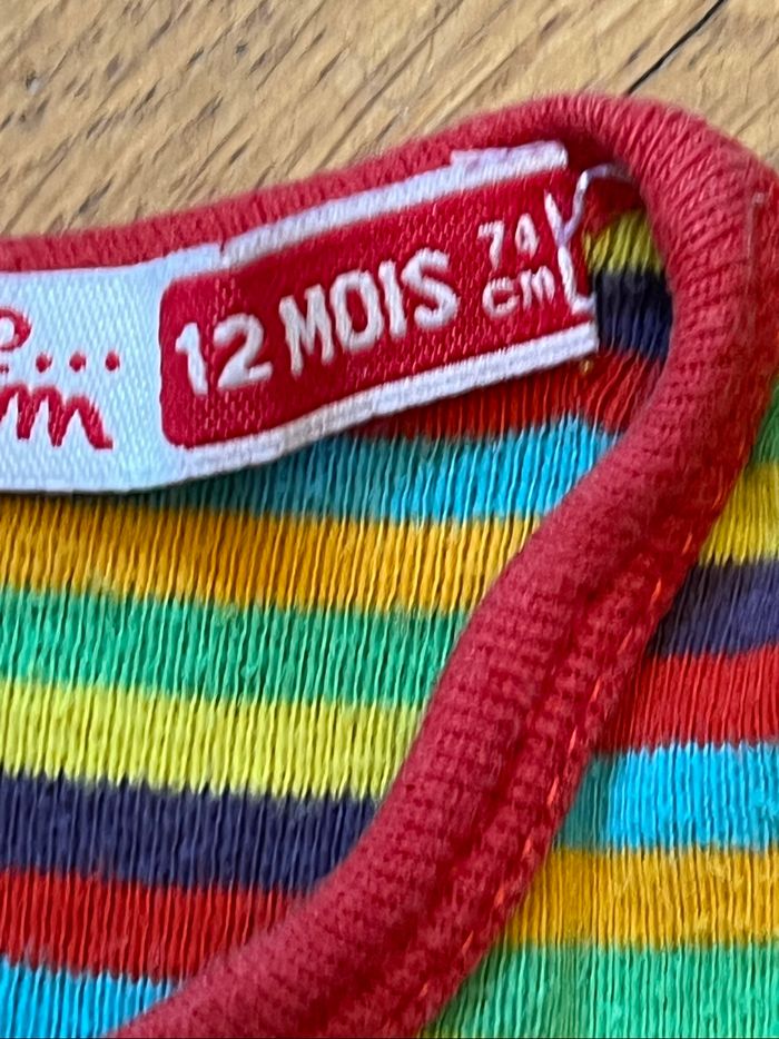 Body bébé 12 mois Du Pareil au Même - photo numéro 2
