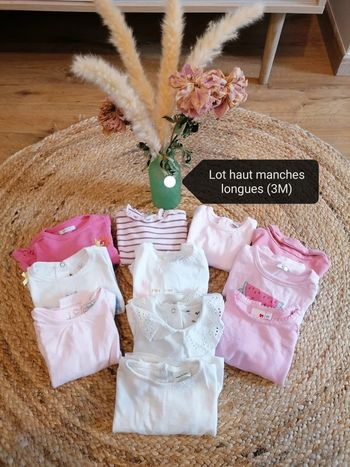 Lot de hauts manches longues