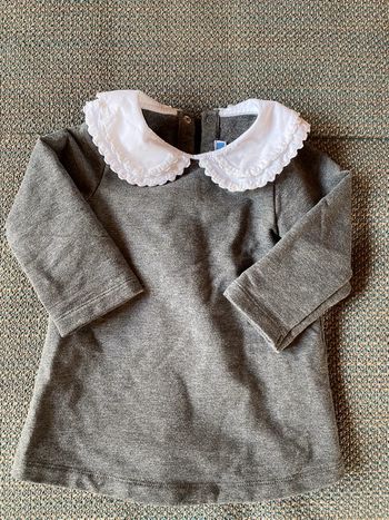 Robe Jacadi bébé fille - 12 mois - grise