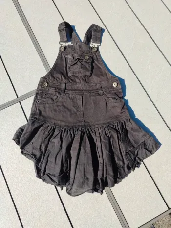 Robe salopette kaki 5 ans