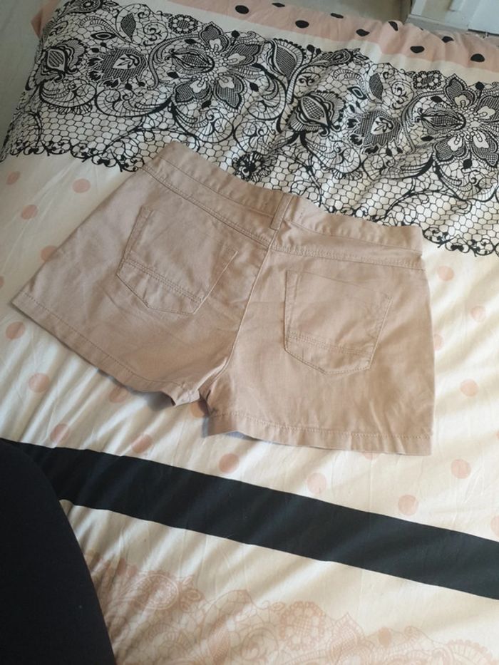 Short coton beige - photo numéro 3